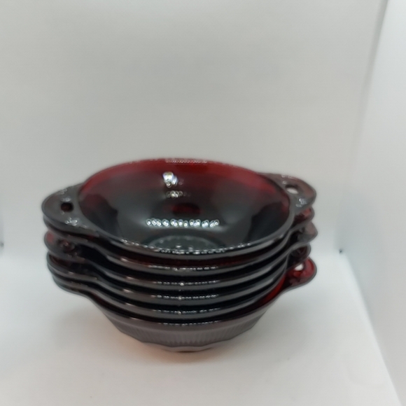 Anchor Hocking Other - Anchor Hocking Ruby Red dessert bowls 1936-1940